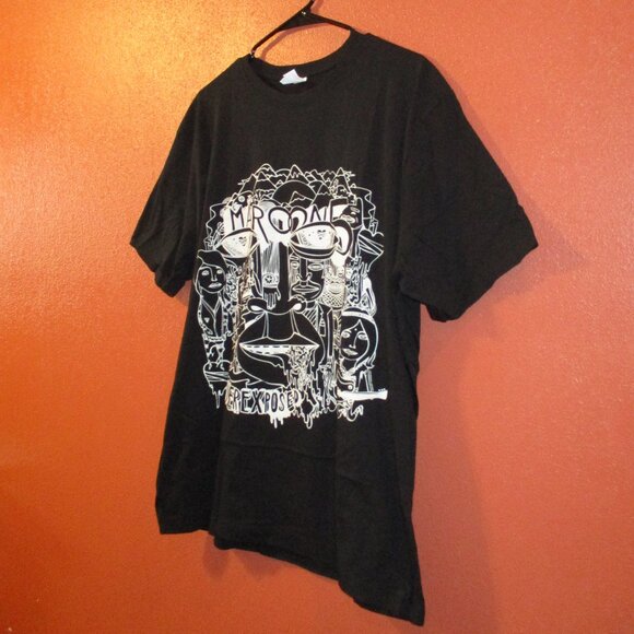 Maroon 5 Over Exposed Men X Large Black White Graphic Short Sleeve Band Shirt - Picture 4 of 8